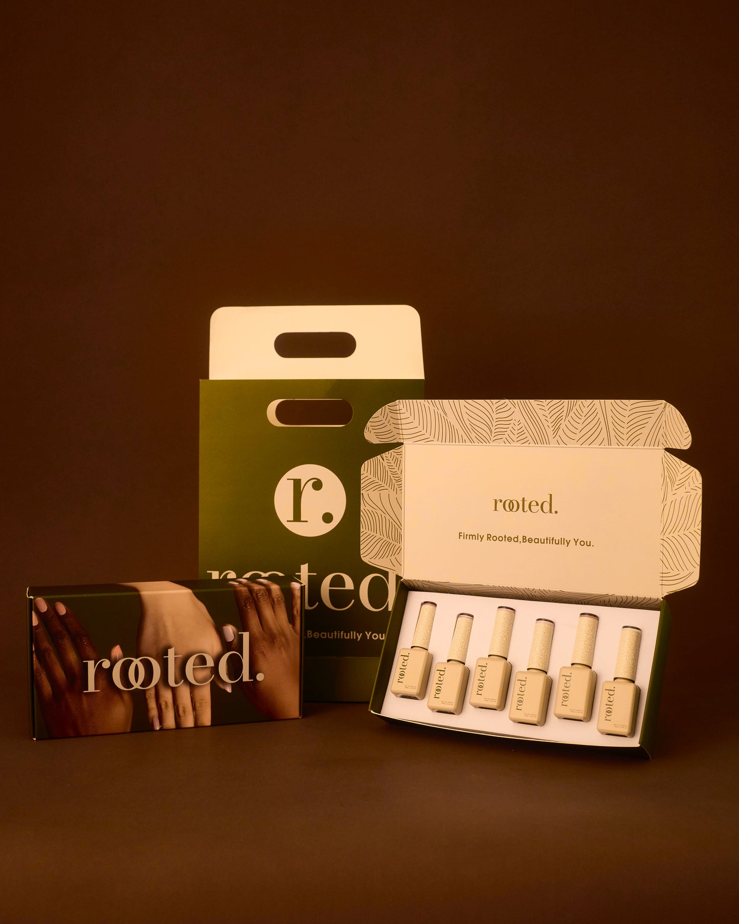 The Rooted Nudes Collection: 6-Shade Builder Gel Set