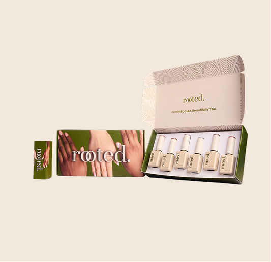 The Rooted Nudes Collection: 6-Shade Builder Gel Set